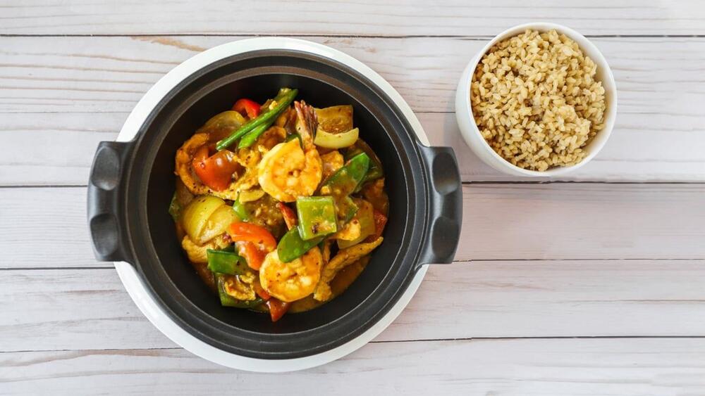 #22 Chicken&Jumbo Shrimp(4pcs)/ Curry Coconut