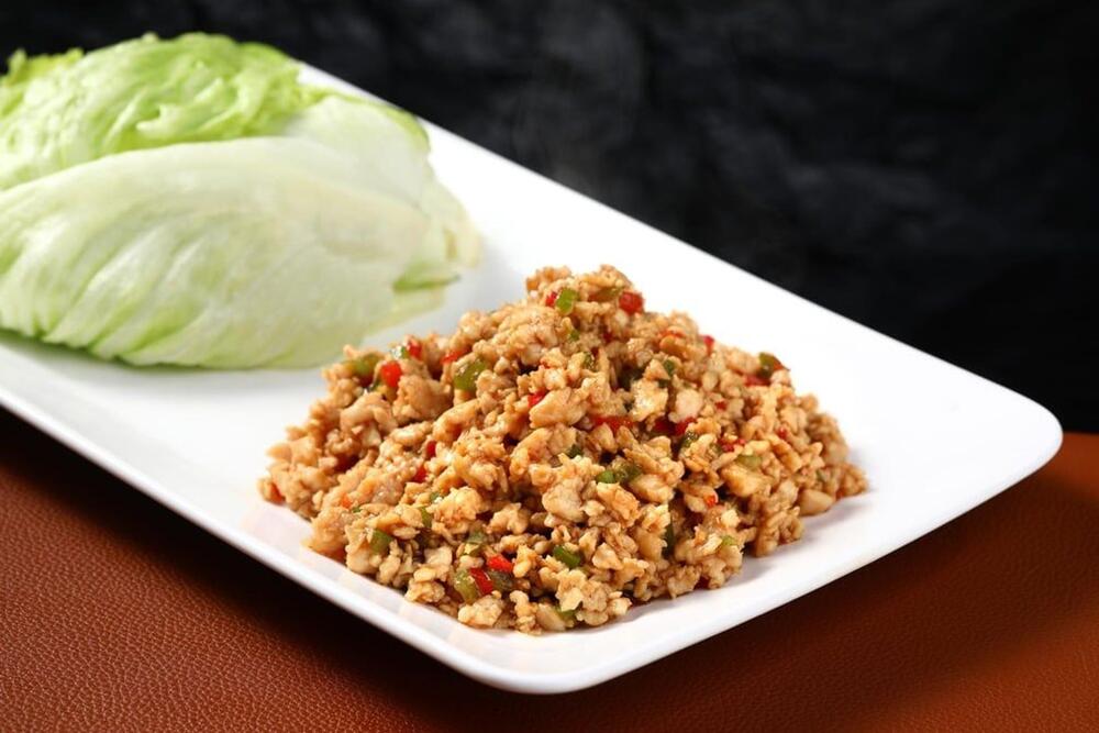 #14. Minced Chicken in Lettuce Wrap