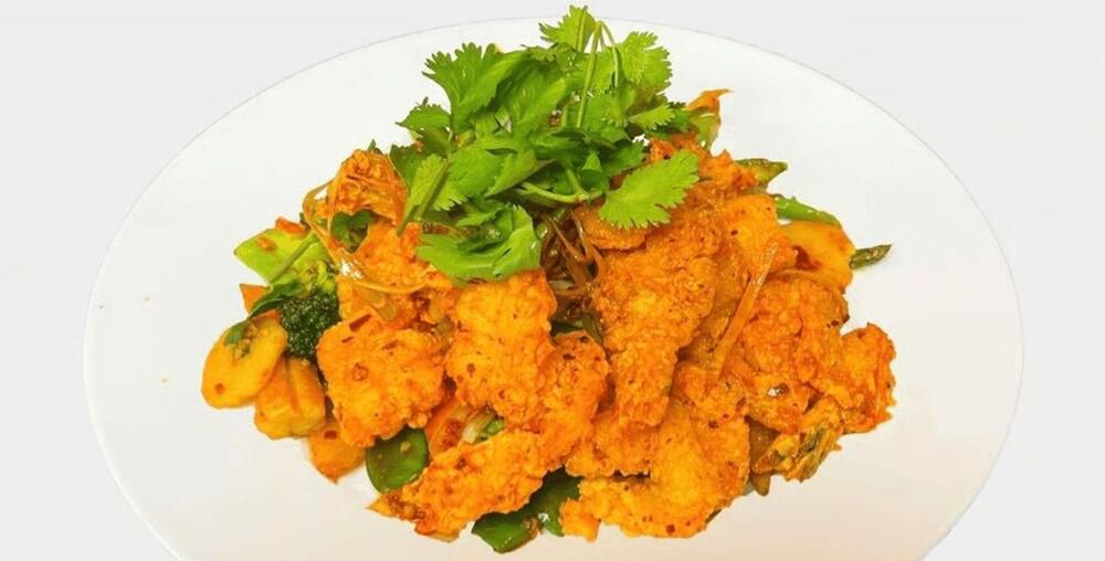 #34 [spicy]Szechuan Style Jumbo Shrimp