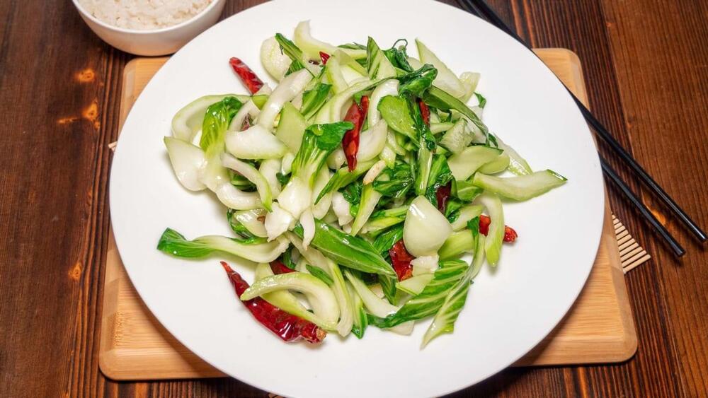 #38 [spicy]Stir Fried Chinese Bok Choy
