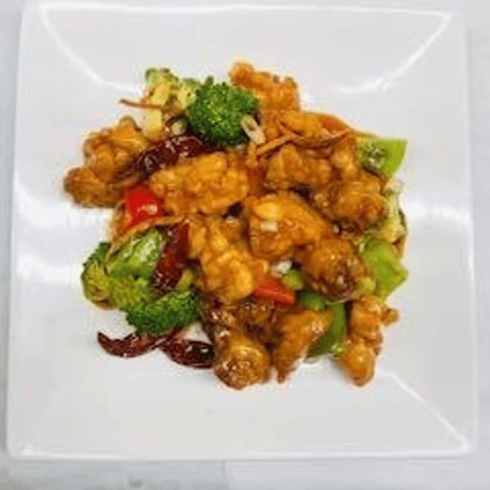 S28. Chicken in Garlic Sauce[spicy]
