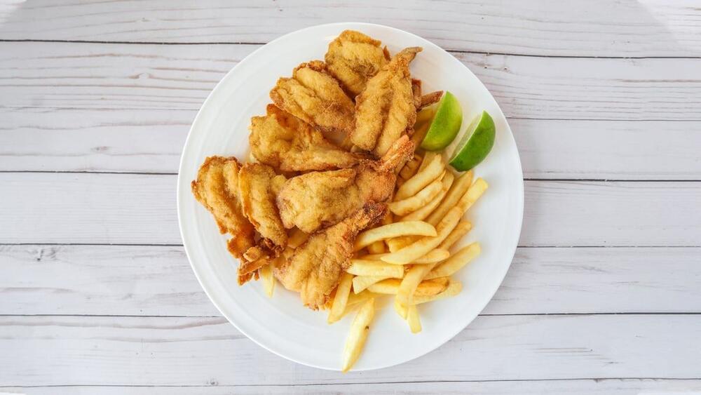 #83. Fried Jumbo Shrimp (8 pcs)